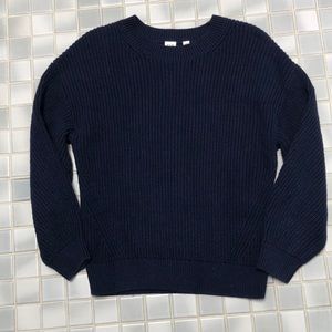 GAP crew neck pullover sweater navy blue